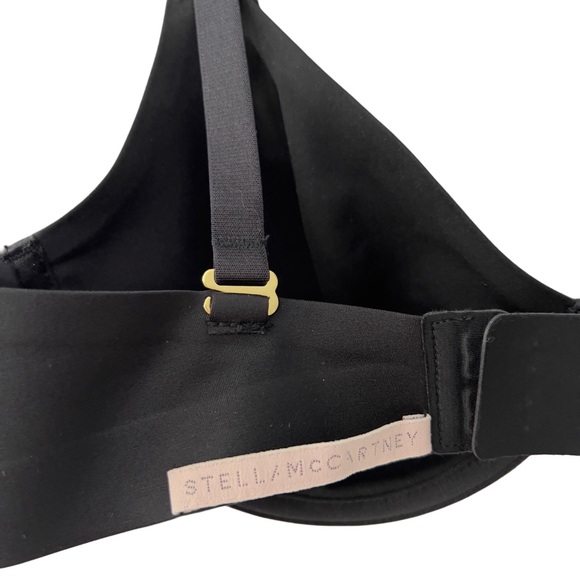 STELLA MCCARTNEY Smooth Bra Wired #S75-107 Black Not Padded Size 32C BRAND NEW - Picture 2 of 9